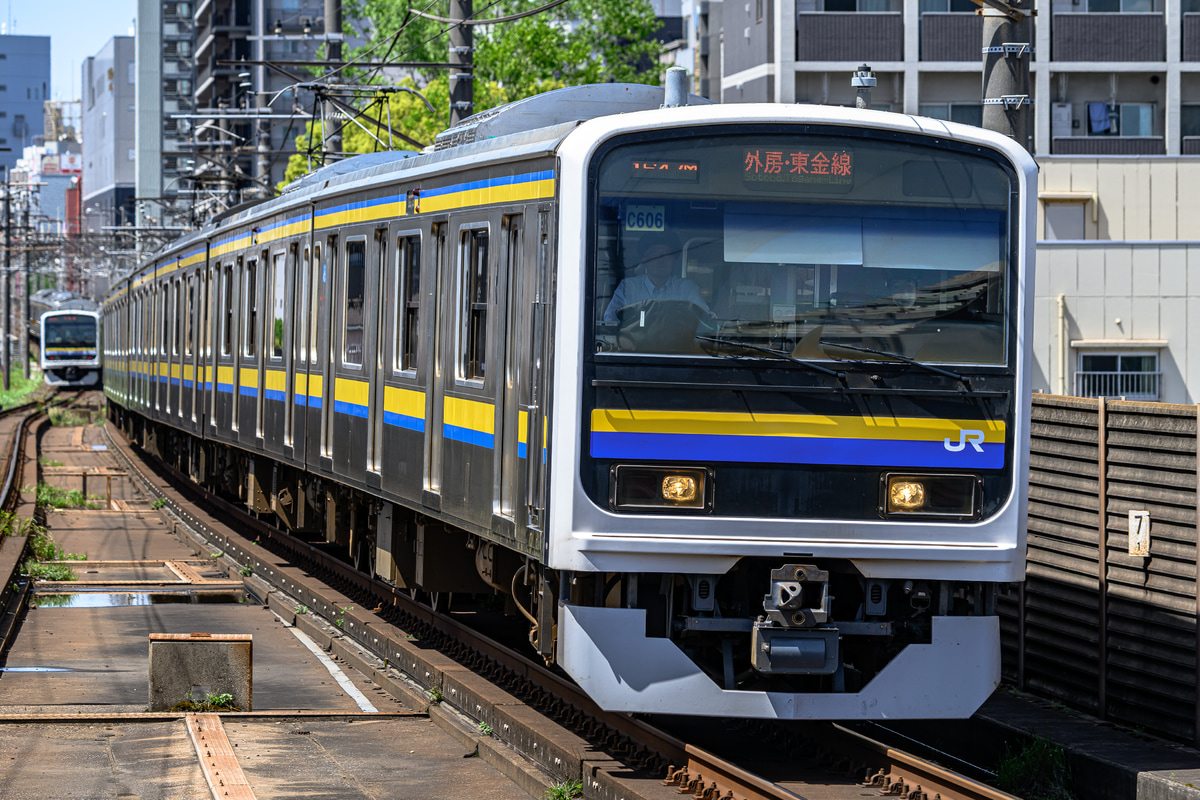JR東日本 幕張車両センター 209系 マリC606編成