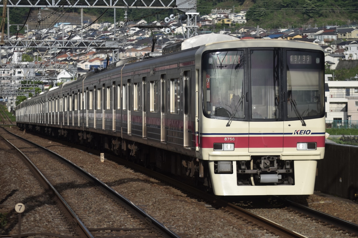 京王電鉄 若葉台検車区 8000系 8706F