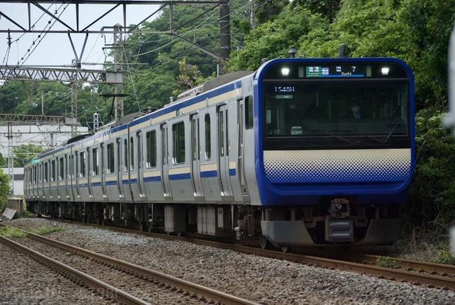 鎌倉車両センター本所 E235系 J-07 の写真 |鉄道写真投稿サイトTrain