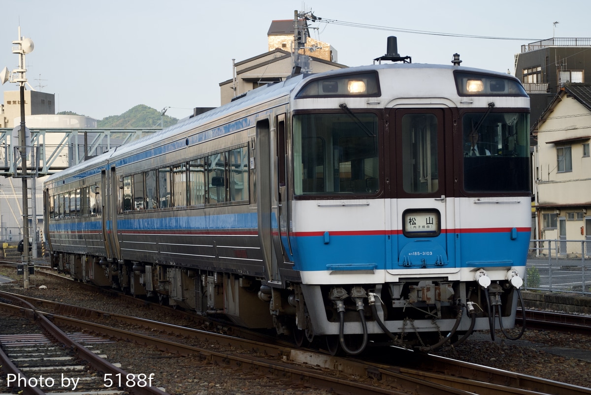 JR四国 松山運転所 キハ185系 3103