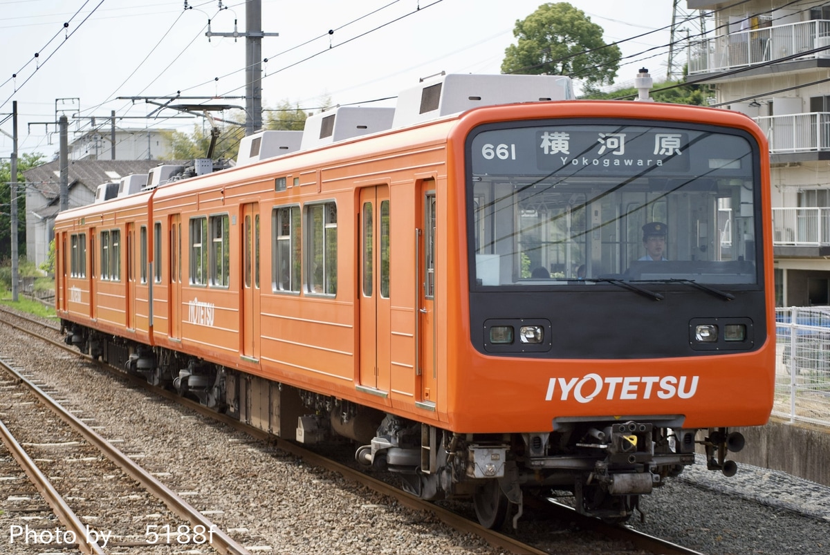 伊予鉄道 古町車両工場 610系 611F