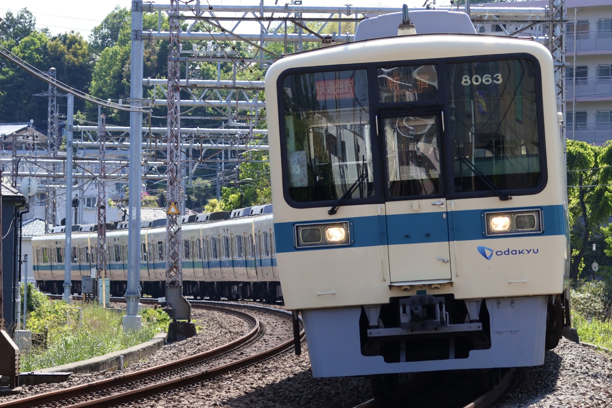 小田急電鉄 海老名検車区 8000系 8052f