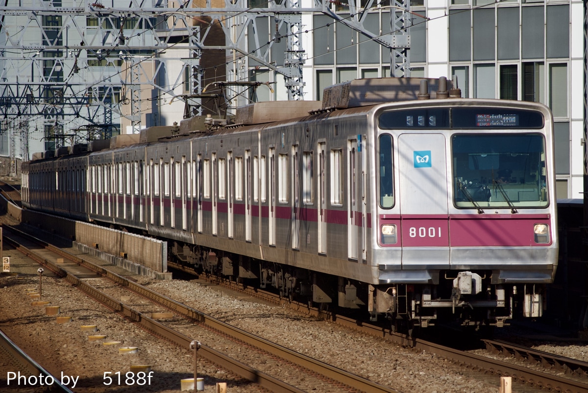 東京メトロ 鷺沼検車区 8000系 8101F