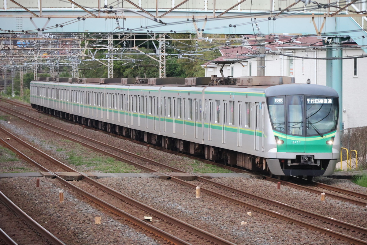 東京メトロ 綾瀬検車区 16000系 16137F
