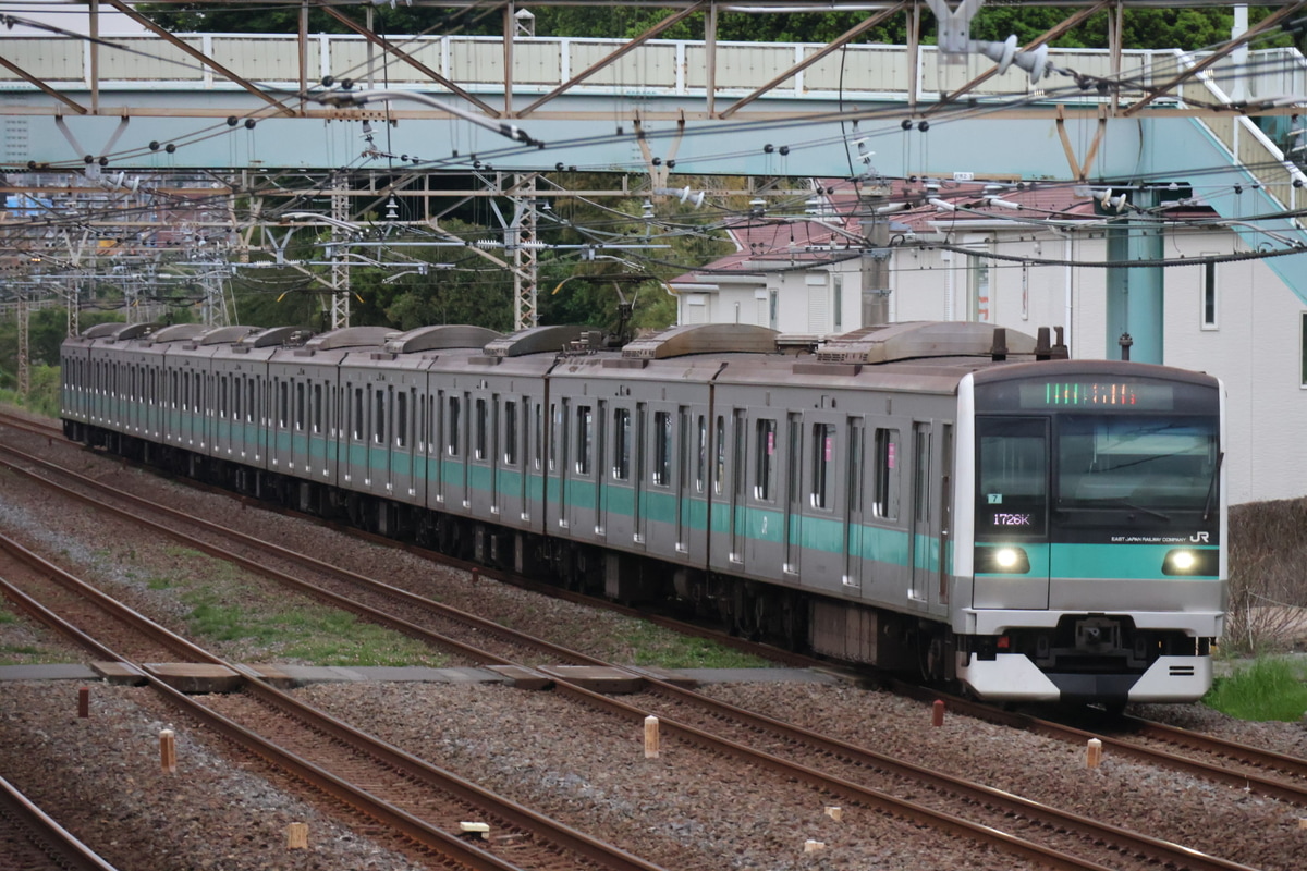 JR東日本 松戸車両センター本区 E233系 マト7編成