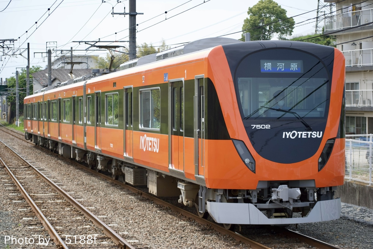 伊予鉄道 古町車両工場 7000系 7502F