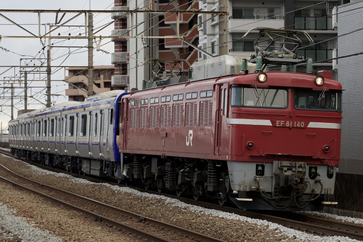JR東日本 新潟車両センター EF81形 140