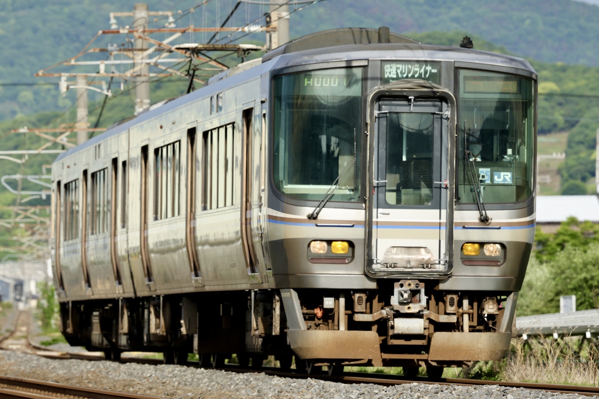 JR四国 下関総合車両所岡山電車支所 223系 P5編成