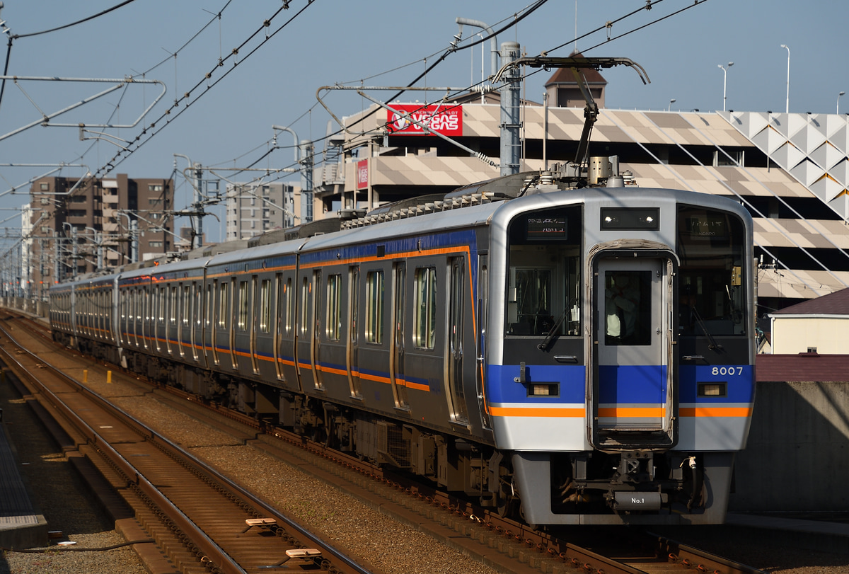南海電気鉄道 住ノ江検車区 8000系 8007F