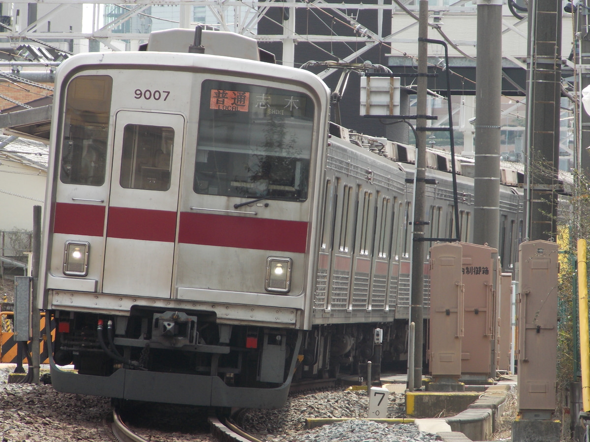 東武鉄道 森林公園検修区 9000系 9007F