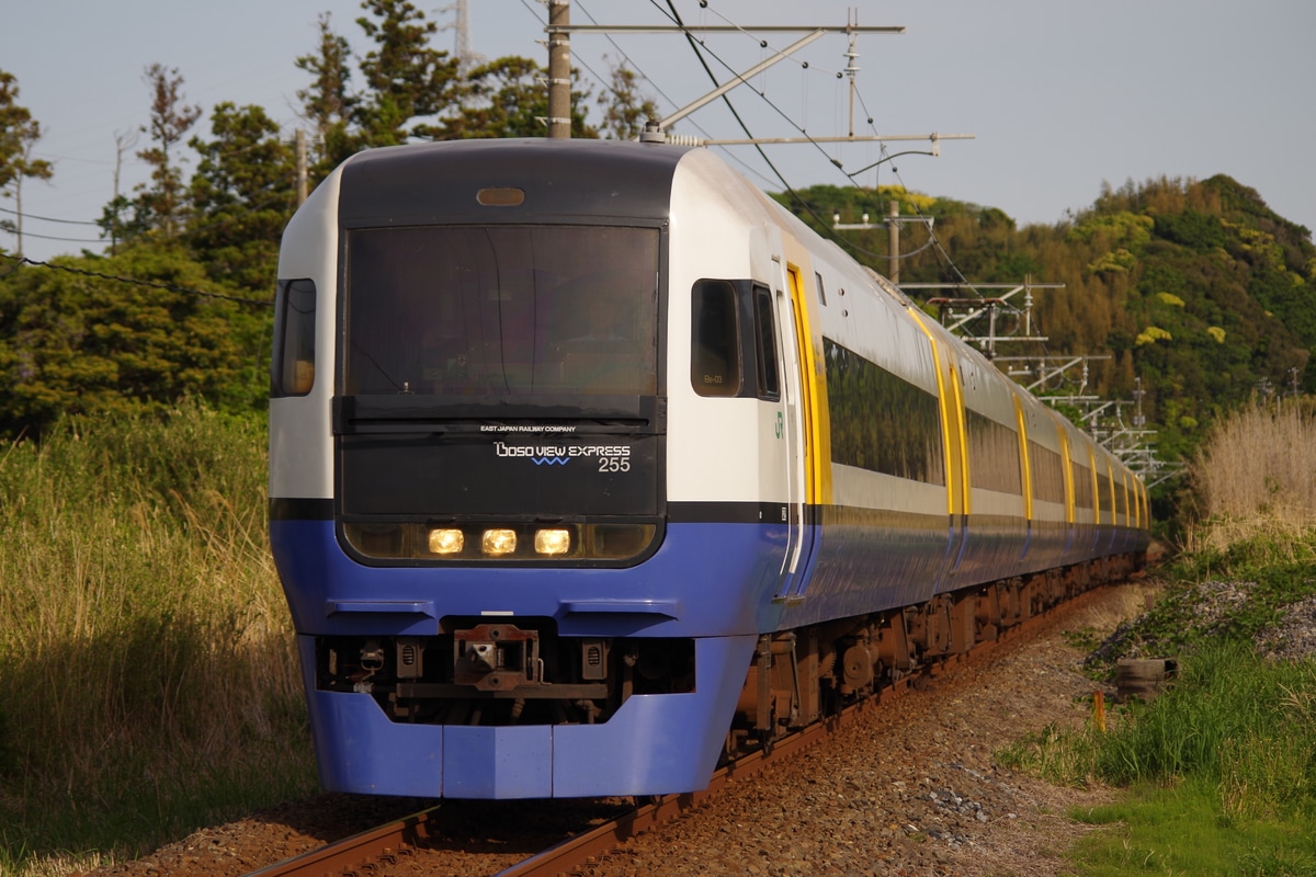 JR東日本 幕張車両センター本区 255系 マリBe-03編成