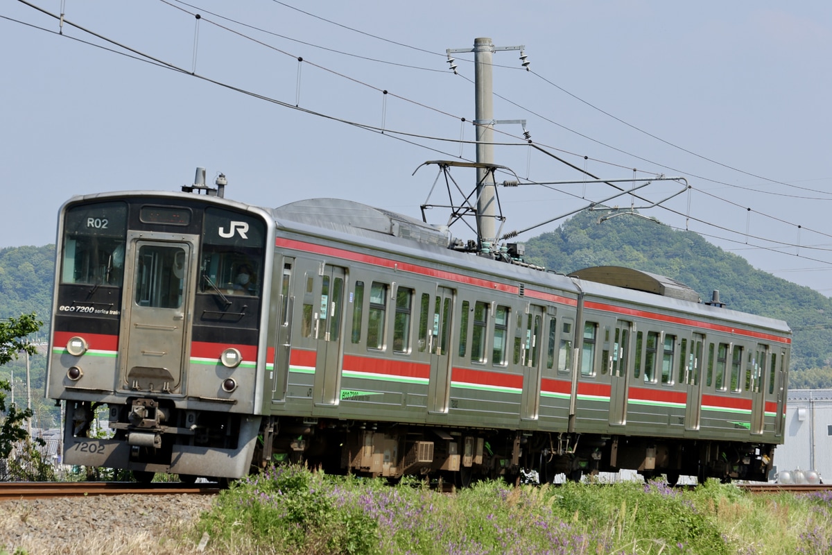 JR四国 高松運転所 7200系 R19編成