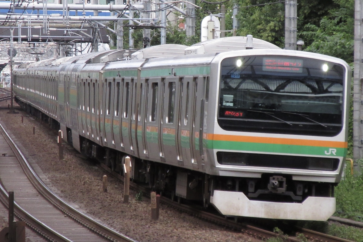 JR東日本 小山車両センター E231系 ヤマU517編成