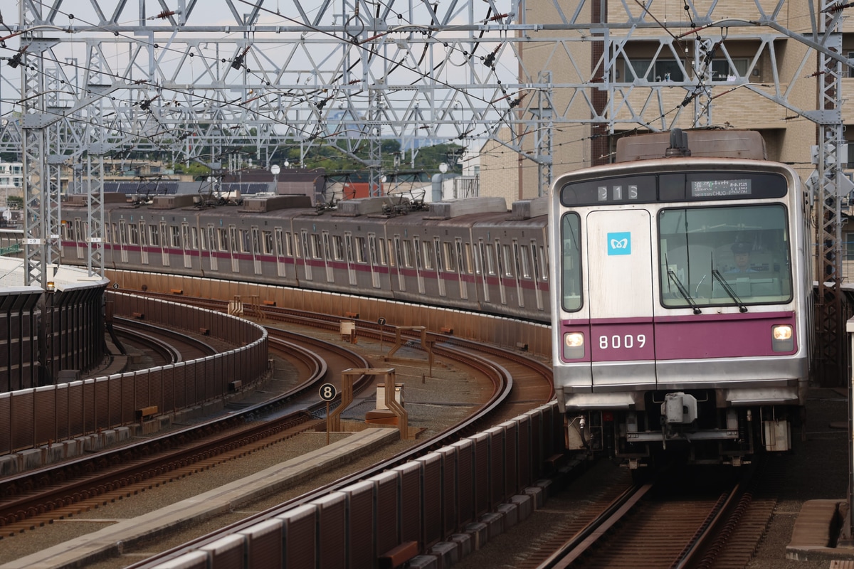東京メトロ 鷺沼検車区 8000系 8109F