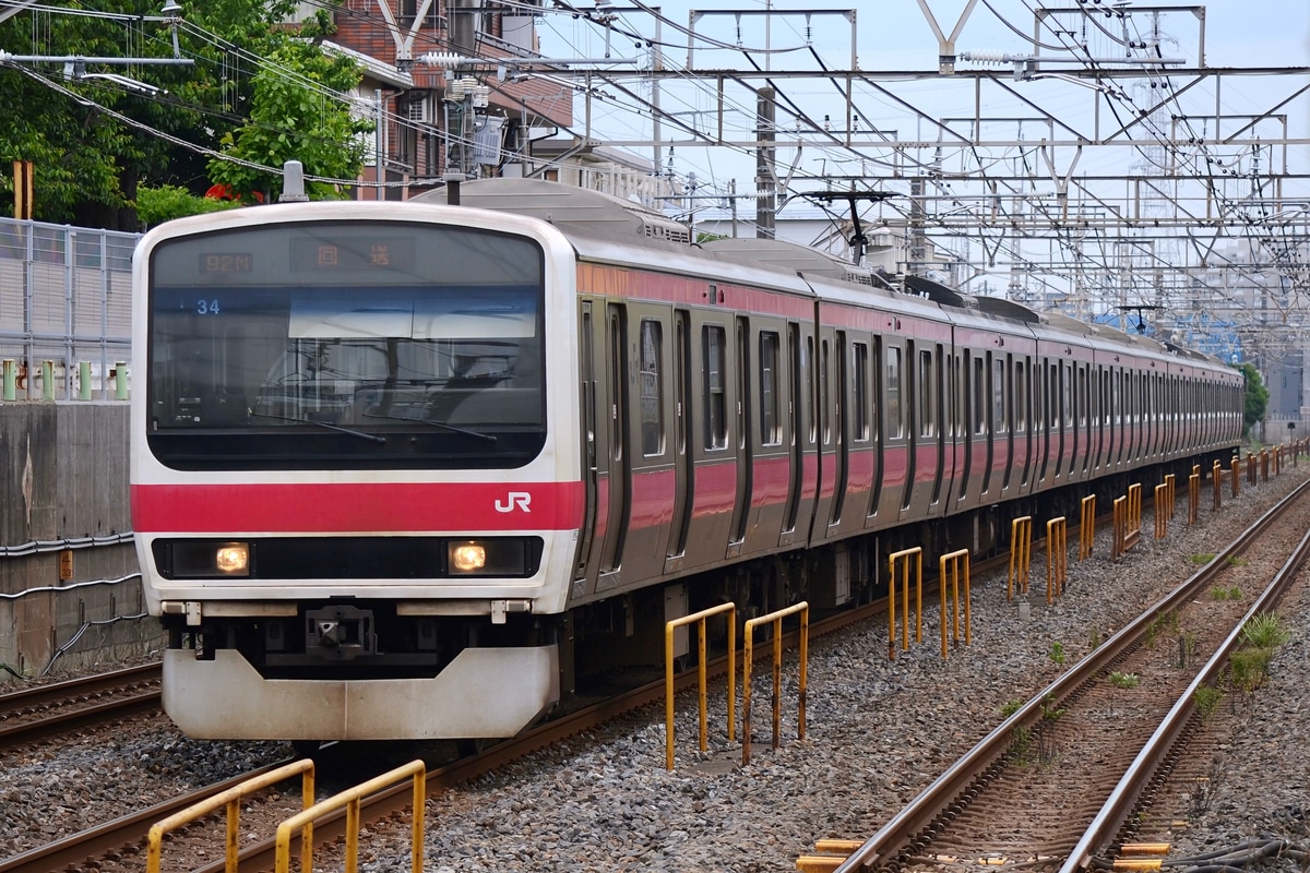 JR東日本 京葉車両センター 209系 ケヨ34編成