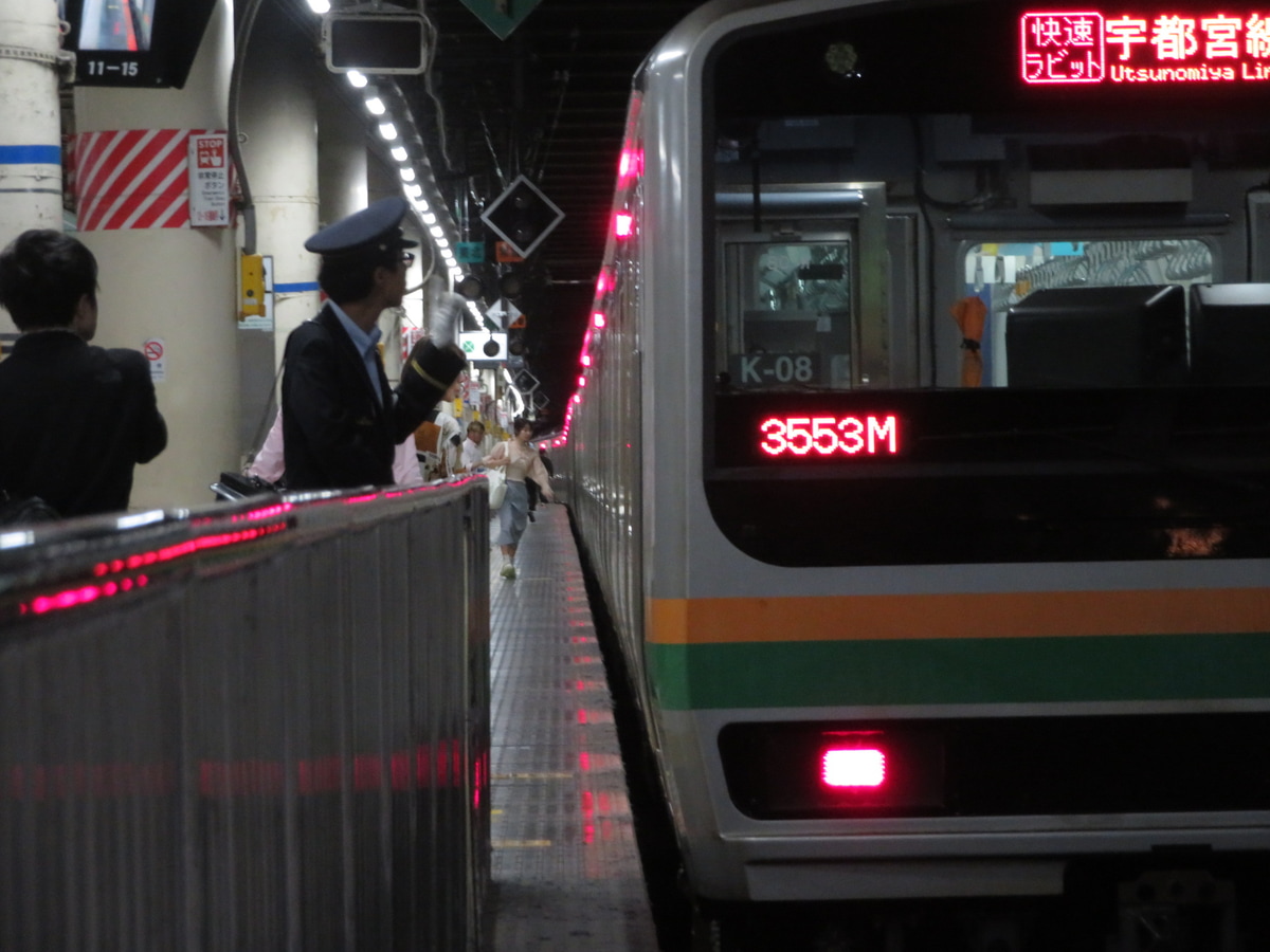 JR東日本 国府津車両センター E231系 コツK08編成