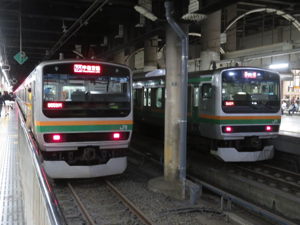 JR東日本 国府津車両センター E231系 コツK08編成