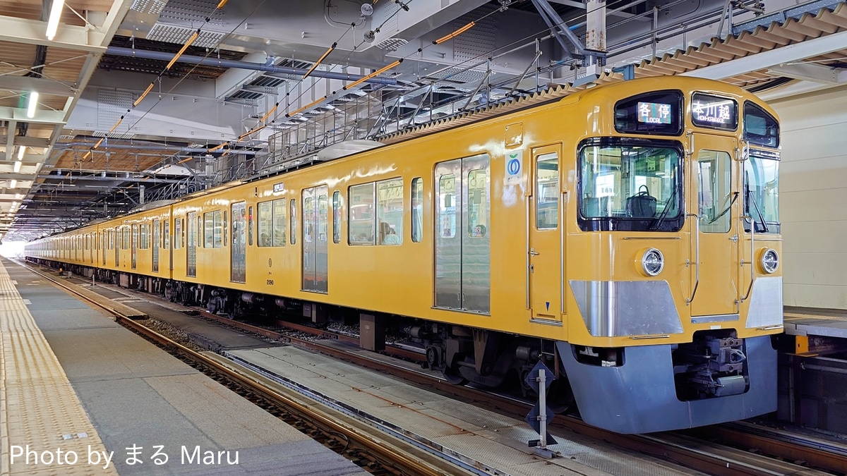 西武鉄道 武蔵丘車両基地 新2000系 2089編成