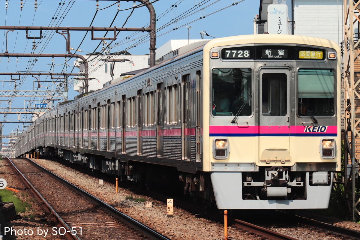 京王電鉄 若葉台検車区 7000系 7728F