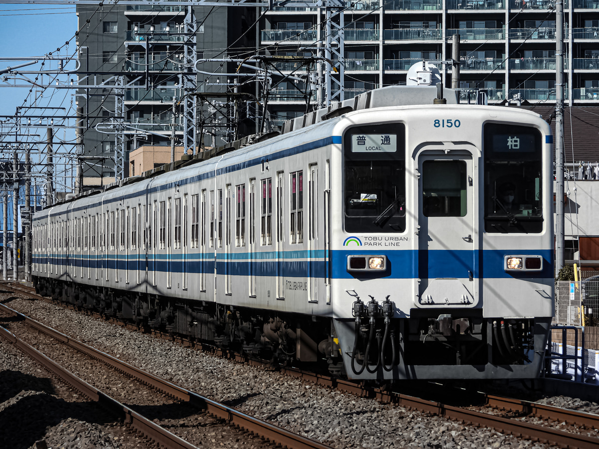東武鉄道 南栗橋車両管区七光台支所 8000系 8150F
