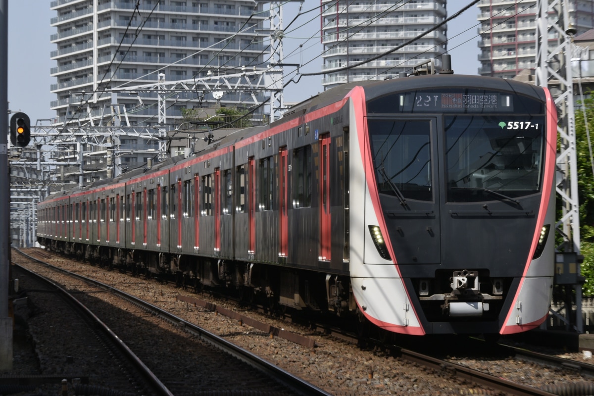 東京都交通局 馬込車両検修場 5500形 5517編成