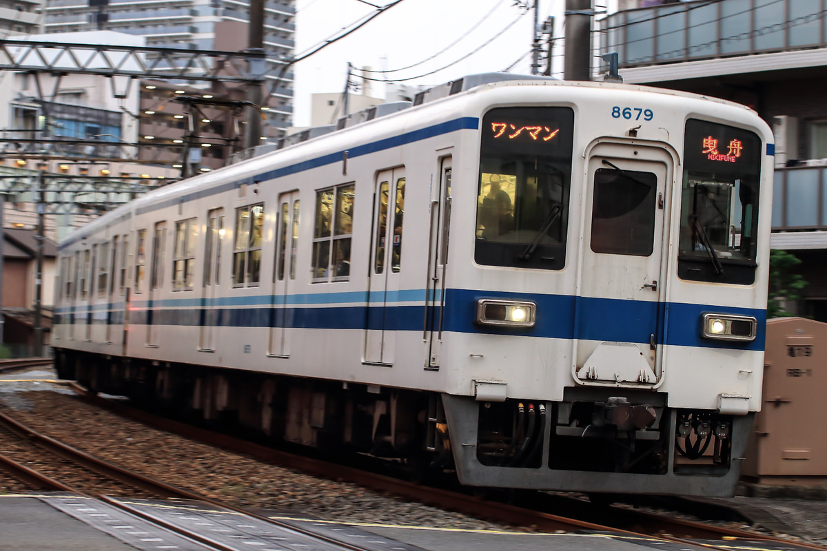 東武鉄道 南栗橋車両管区春日部支所 8000系 8579F