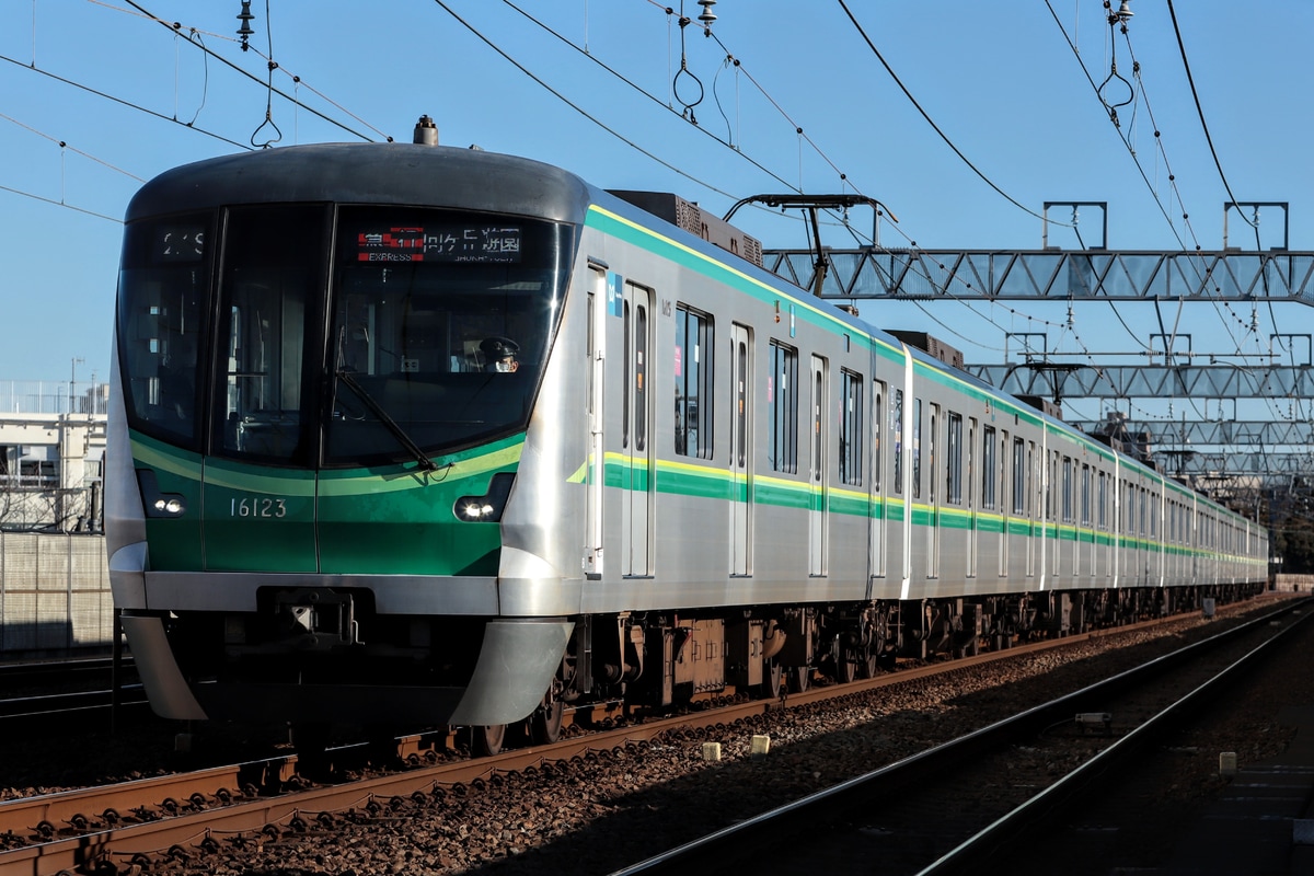 東京メトロ 綾瀬検車区 16000系 16123F