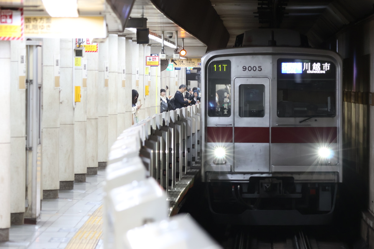 東武鉄道 森林公園検修区 9000系 9105f