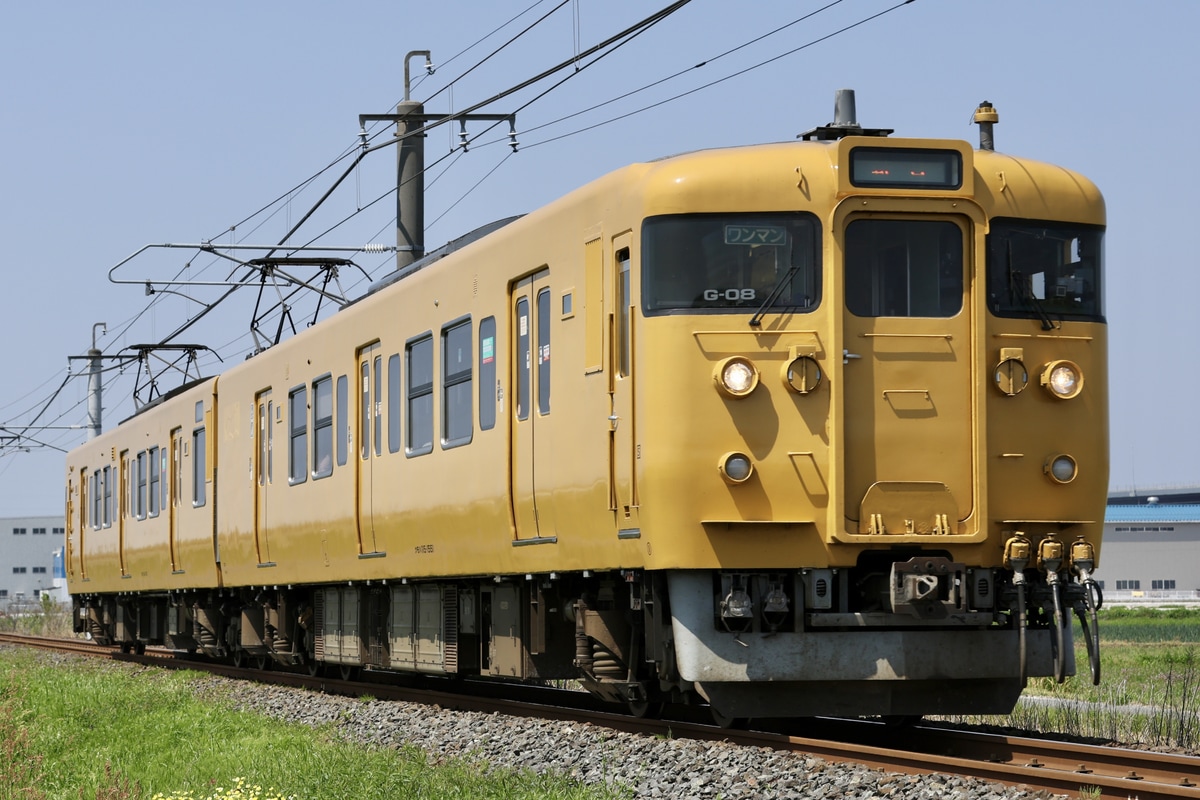 JR西日本 下関総合車両所岡山電車支所 115系 G-08編成