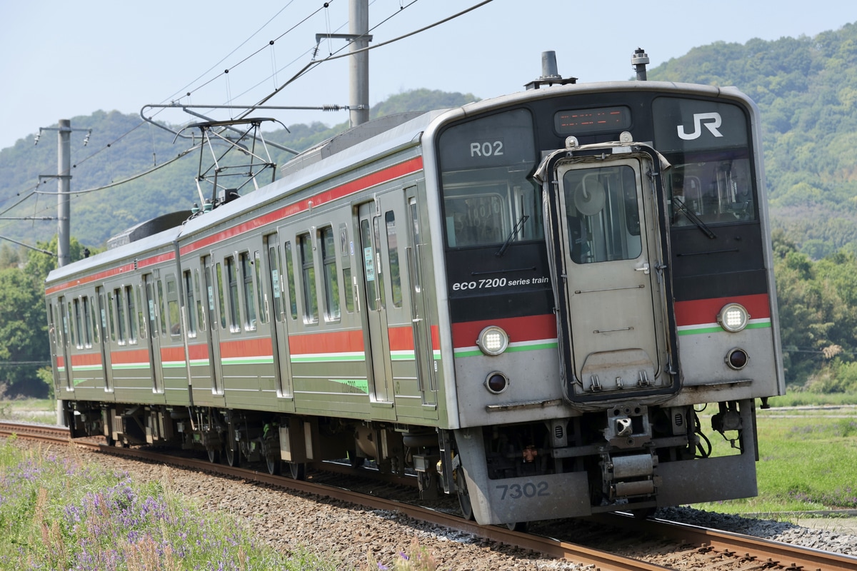JR四国 高松運転所 7200系 R02編成