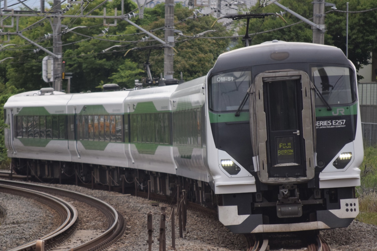 JR東日本 大宮総合車両センター東大宮センター E257系 オオOM-51編成
