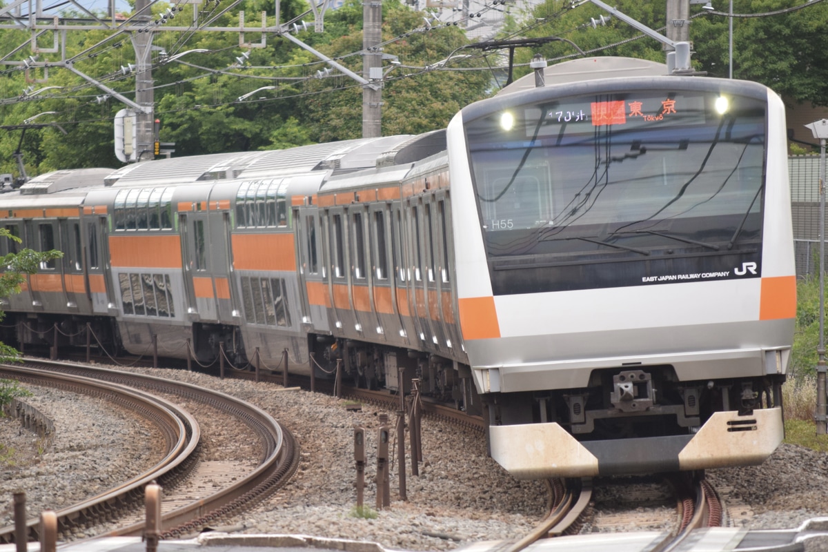 JR東日本 豊田車両センター E233系 トタH55編成