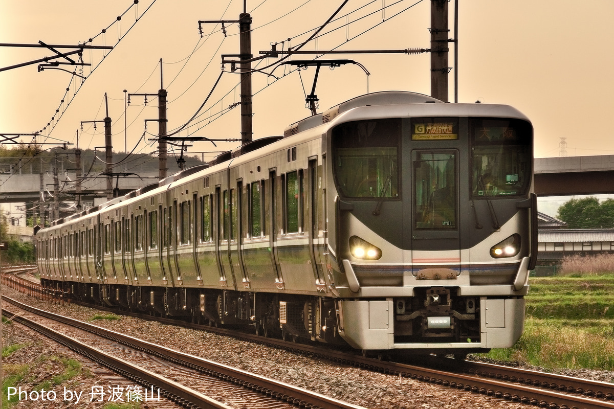 JR西日本 網干総合車両所宮原支所 225系6000番台 MY1編成