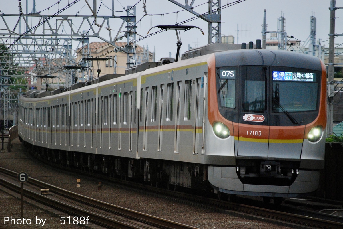 東急電鉄 和光検車区 17000系 17183F