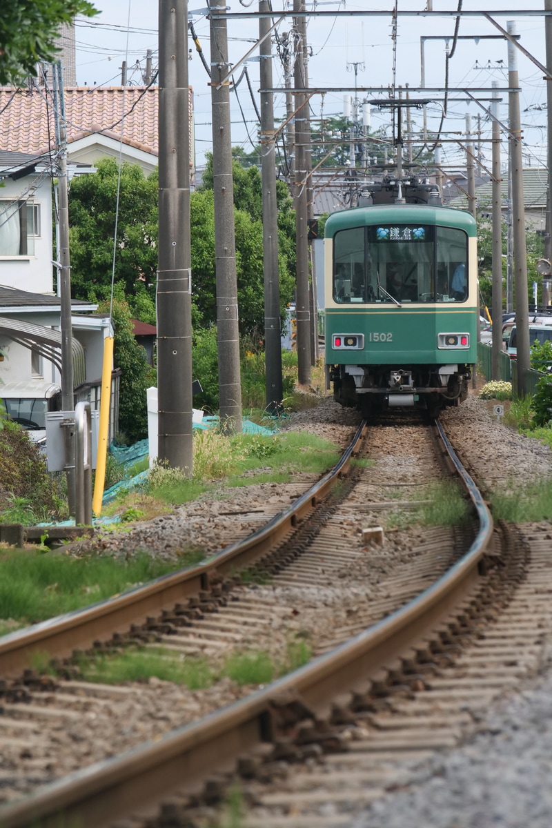 江ノ島電鉄 極楽寺検車区 1000形 1502F