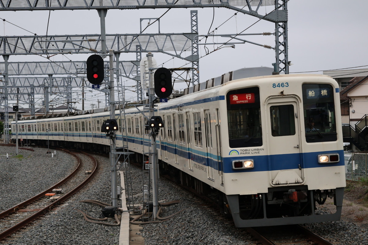 東武鉄道 南栗橋車両管区七光台支所 8000系 8163f