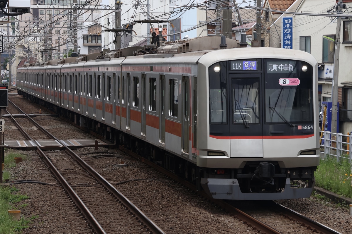 東急電鉄 元住吉検車区 5050系 5164F