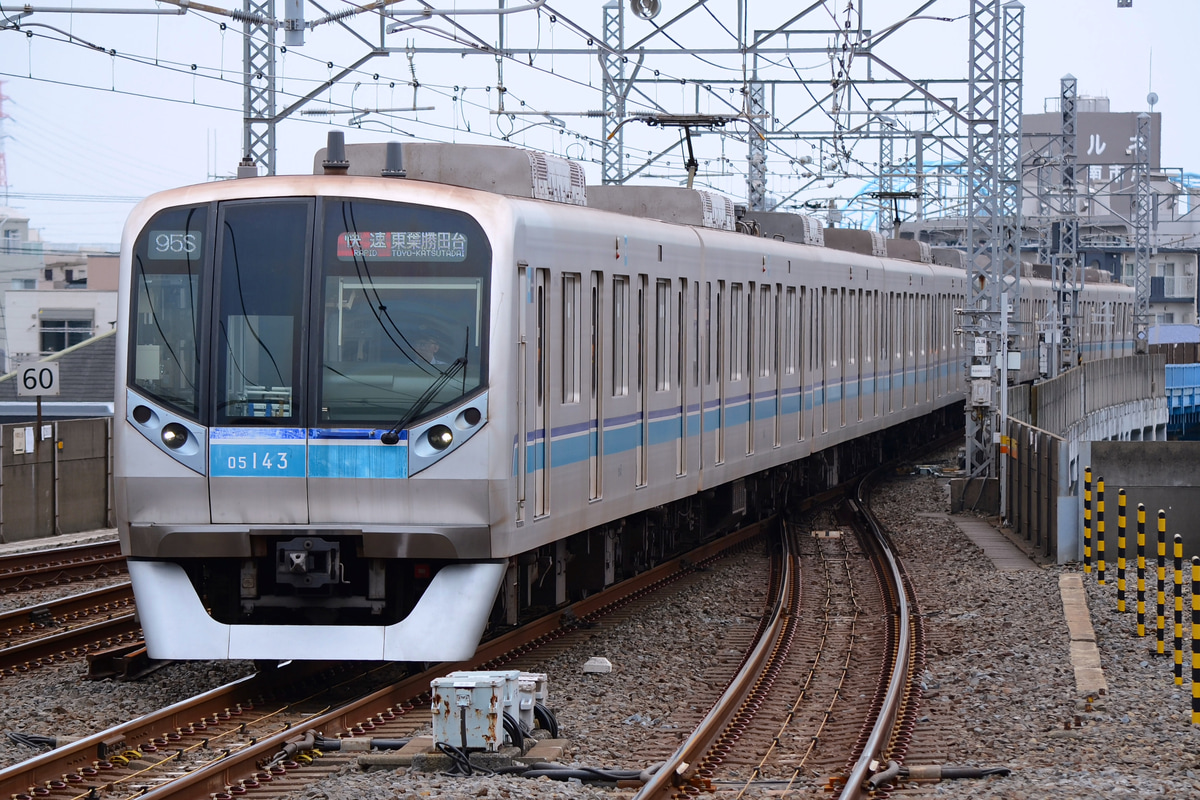 東京メトロ 深川検車区 05系 05-143F
