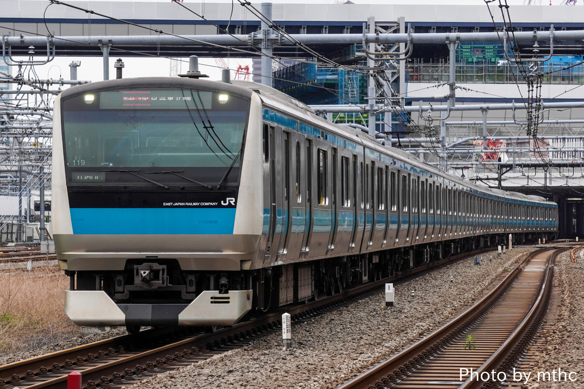 JR東日本 さいたま車両センター E233系 サイ119編成