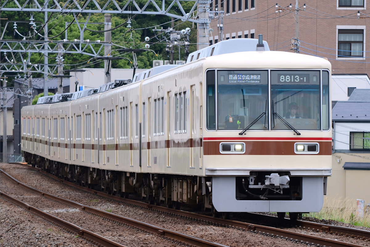 京成電鉄 くぬぎ山車両基地 8800形 8813F