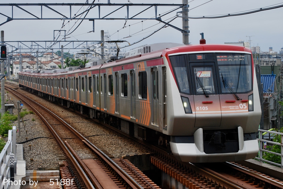 東急電鉄 長津田検車区 6000系 6105F