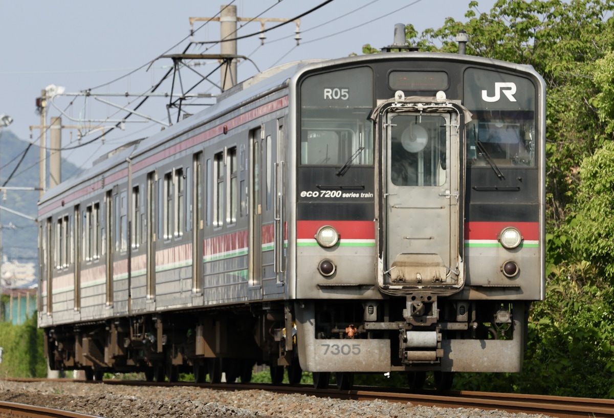 JR四国 高松運転所 7200系 R05編成