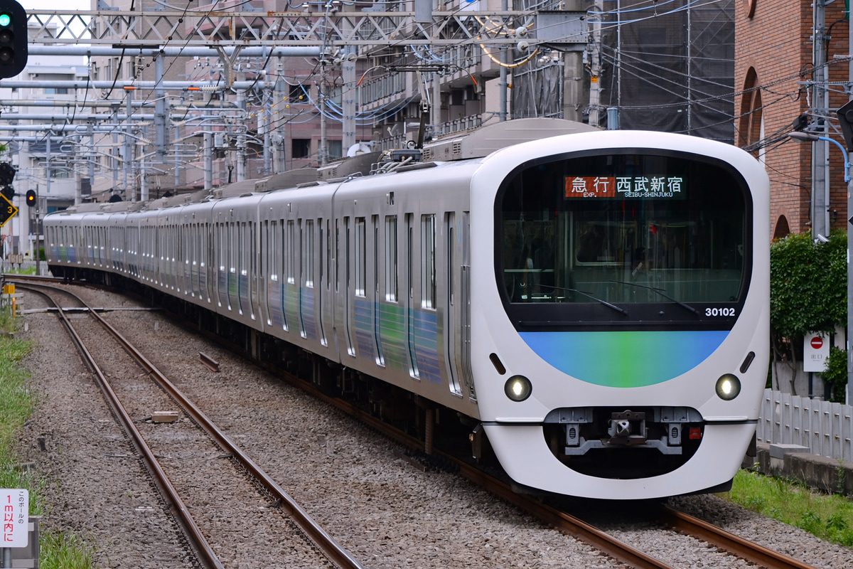 西武鉄道 玉川上水車両管理所 30000系 30102F