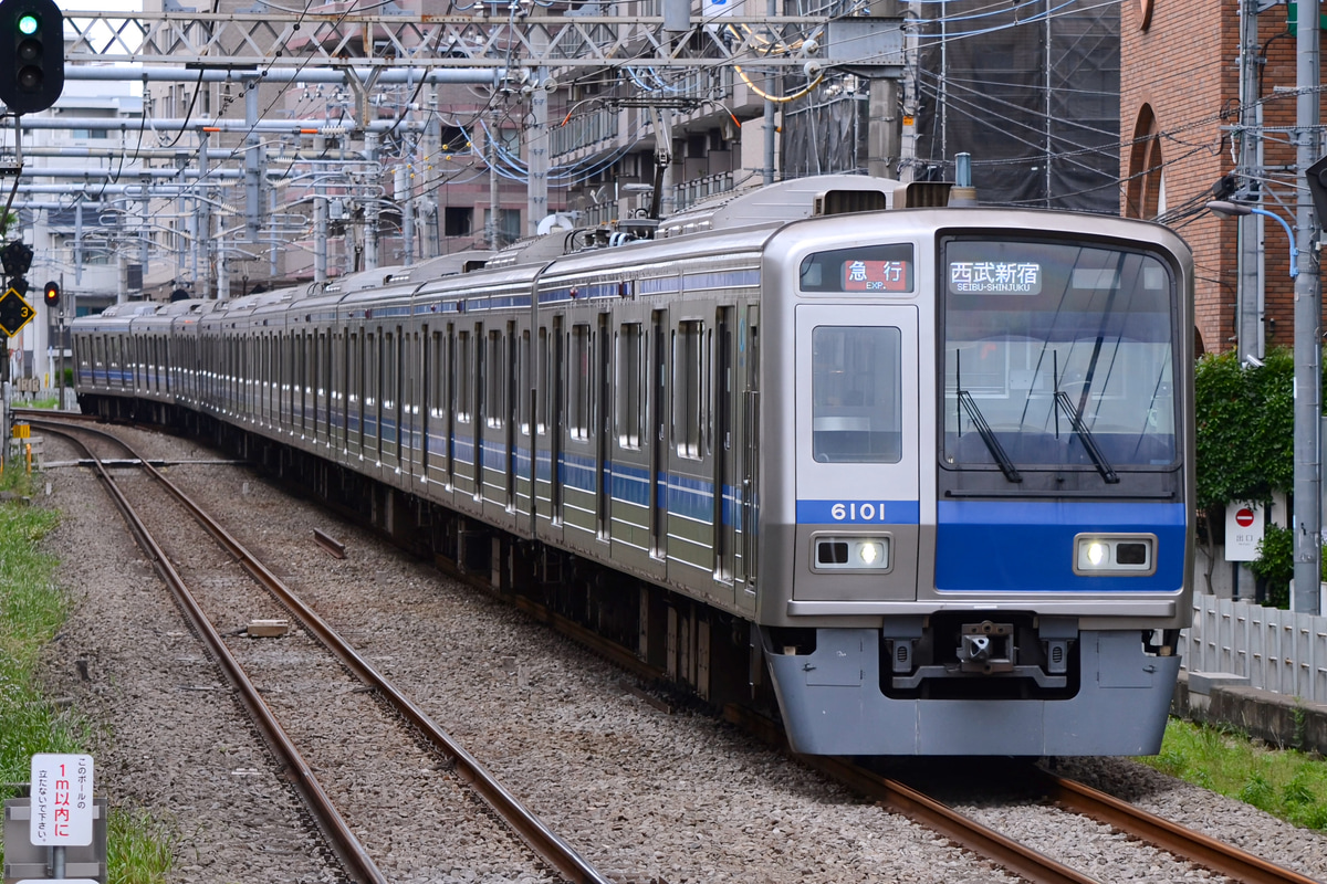 西武鉄道 玉川上水車両管理所 6000系 6101F
