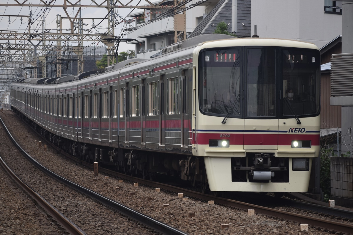 京王電鉄 若葉台検車区 8000系 8702F