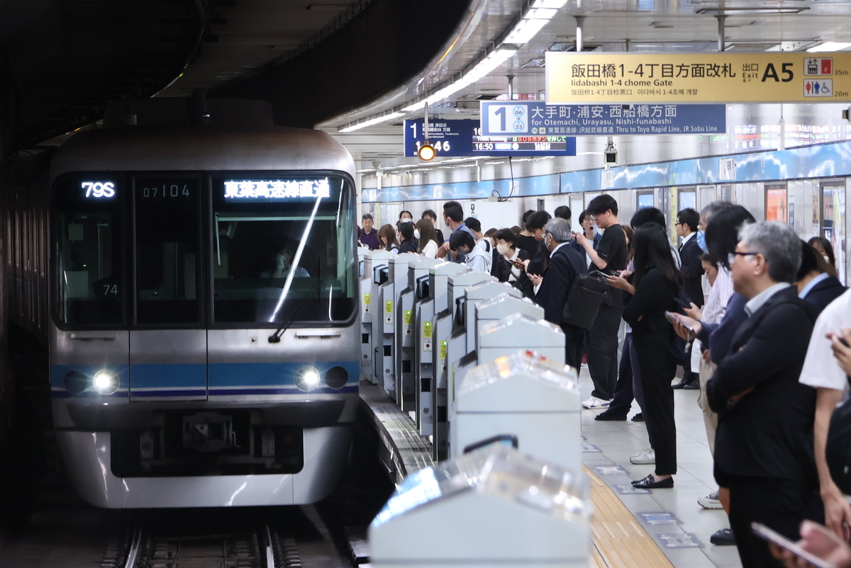 東京メトロ 深川検車区 07系 74F