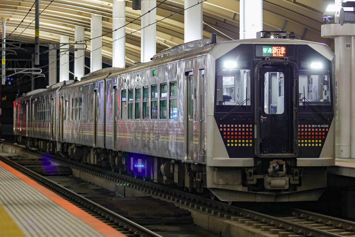 JR東日本 新潟車両センター GV-E400系 GV-E402-3