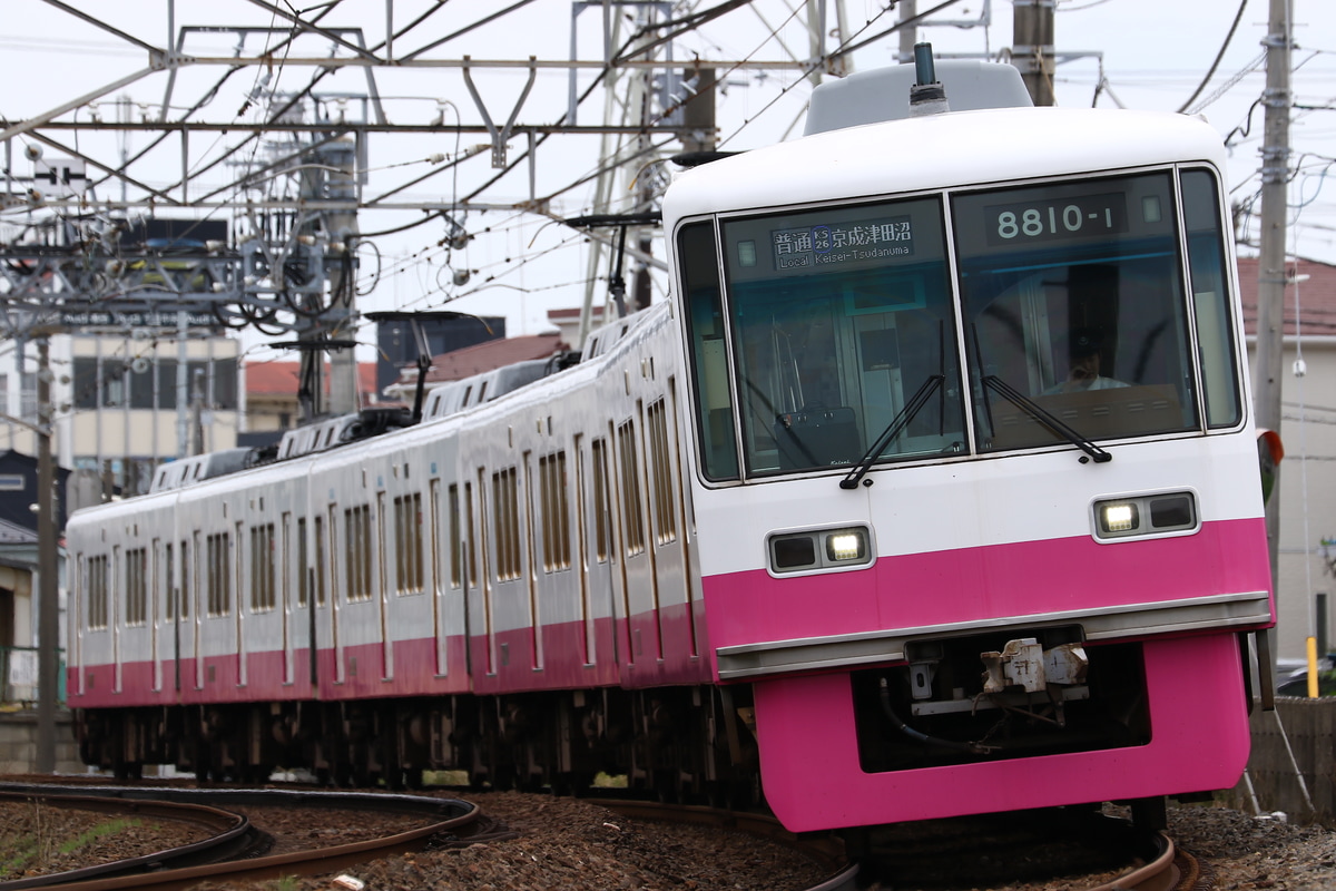 京成電鉄 くぬぎ山車両基地 8800形 8810編成