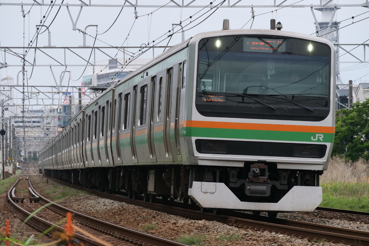 JR東日本 国府津車両センター E231系 S-08編成