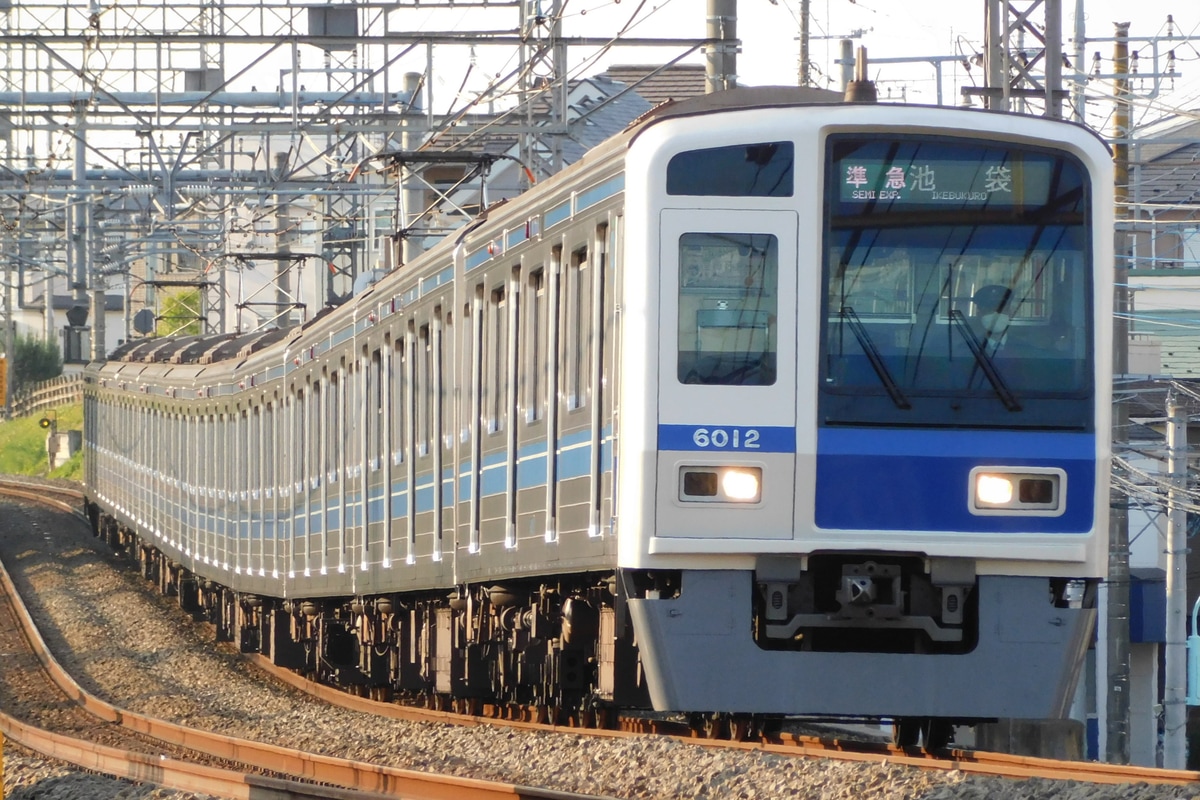 西武鉄道 小手指車両基地 6000系 6112F